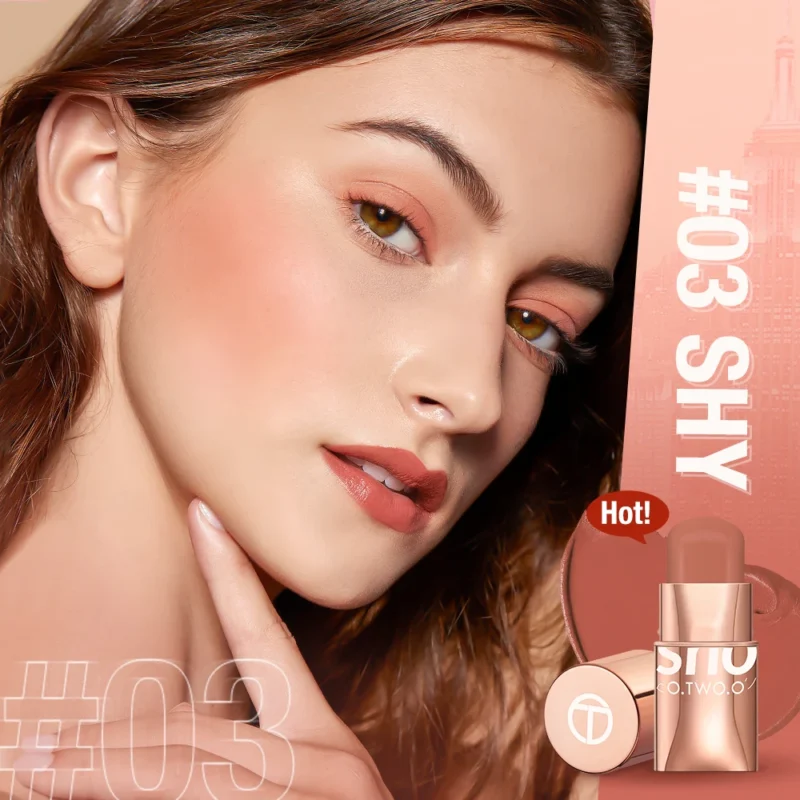 Lipstick Blush Stick 3-in-1 Eyes Cheek and Lip Tint - Image 2