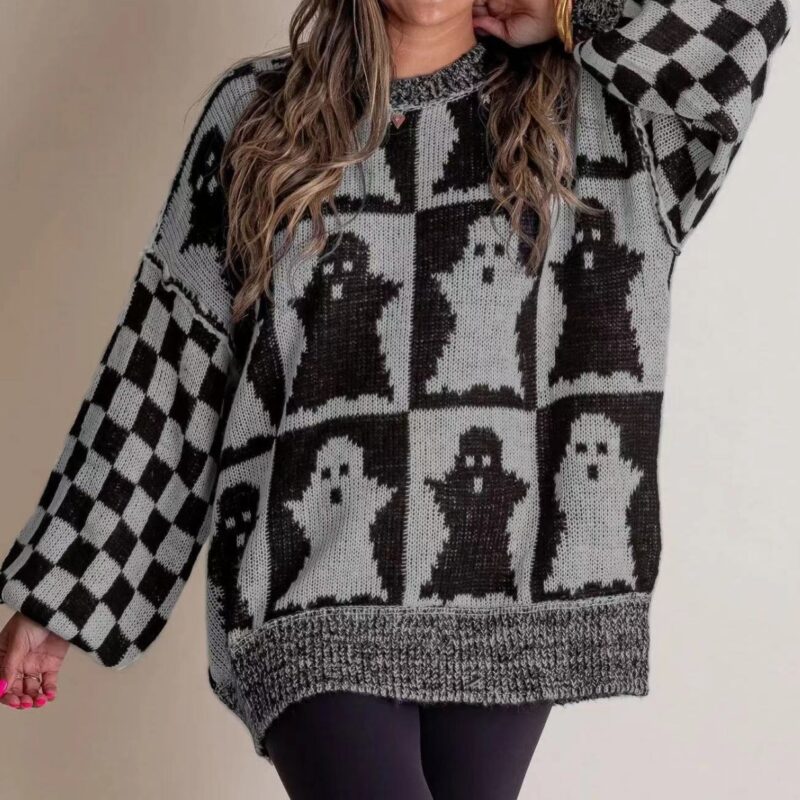 Halloween Loose Autumn Sweater - Image 6