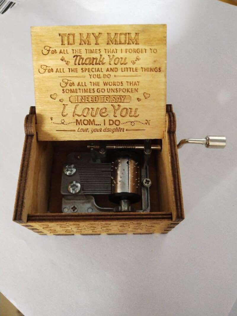 Hand-cranked Music Box Handmade Music Box - Image 6