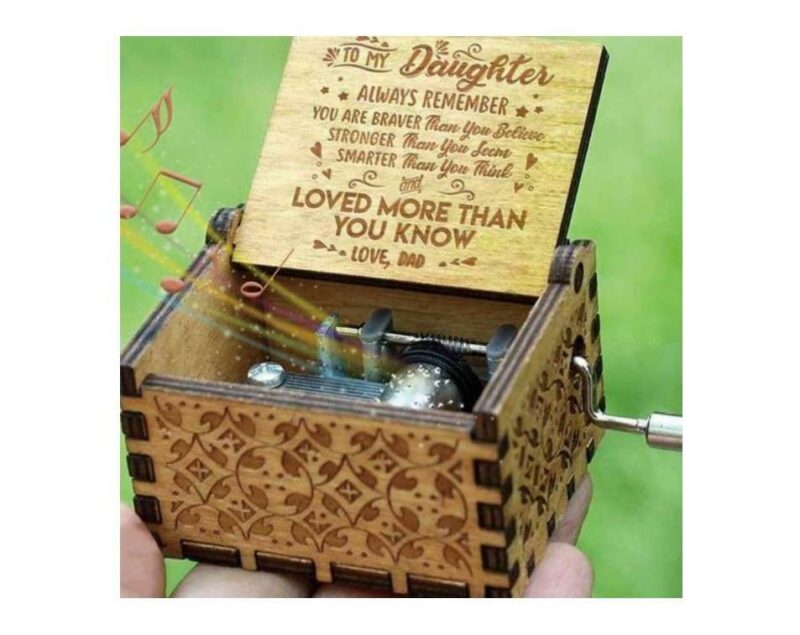 Hand-cranked Music Box Handmade Music Box - Image 10