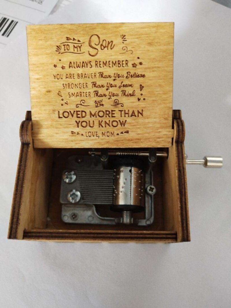 Hand-cranked Music Box Handmade Music Box - Image 8
