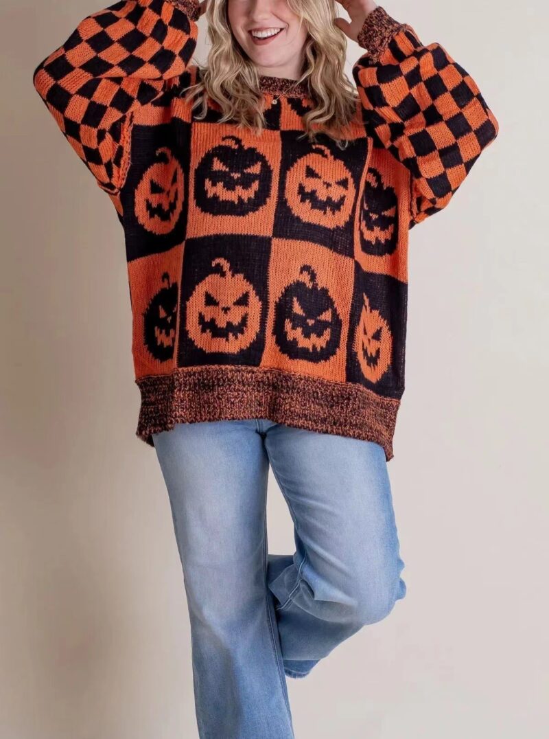 Halloween Loose Autumn Sweater - Image 7