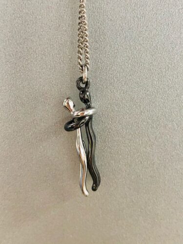Couple Love Hug Necklace Unisex photo review