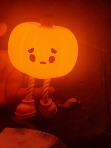 Halloween Dimmable Pumpkin Night Light photo review