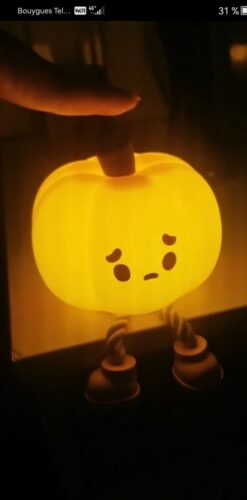 Halloween Dimmable Pumpkin Night Light photo review