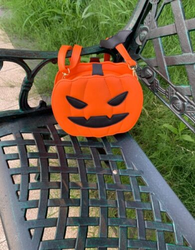 Halloween  Funny Pumpkin Cartoon Crossbody Bag photo review