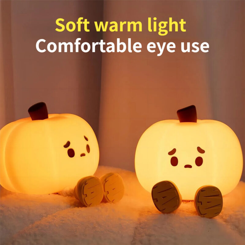Halloween Dimmable Pumpkin Night Light - Image 6