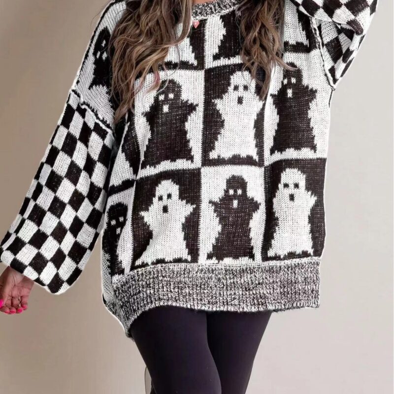 Halloween Loose Autumn Sweater - Image 10